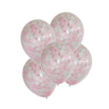 Wedding Pink Confetti Balloon